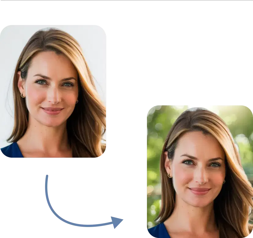 Background change example