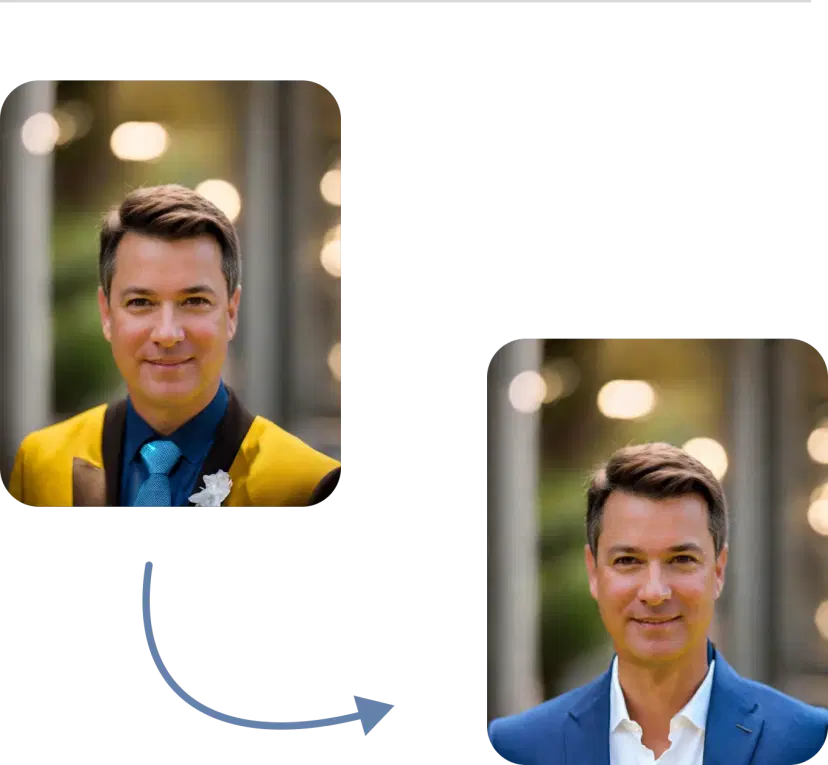 Outfit change example